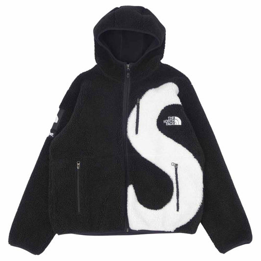 Supreme シュプリーム 20AW NT62004I THE NORTH FACE ノースフェイス S Logo Hooded Fleece Jacket フリース ジャケット ブラック系 M【中古】