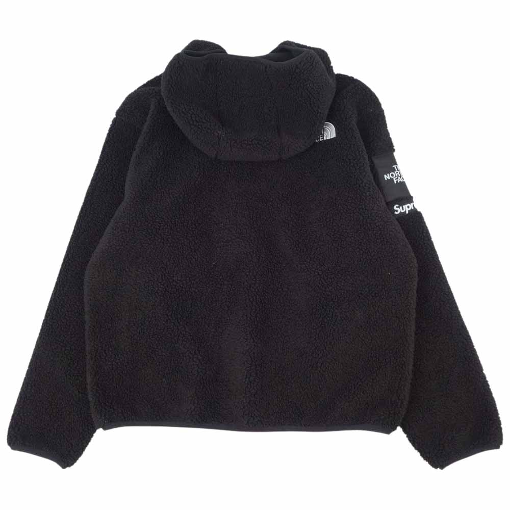 Supreme シュプリーム 20AW NT62004I THE NORTH FACE ノースフェイス S Logo Hooded Fleece Jacket フリース ジャケット ブラック系 M【中古】