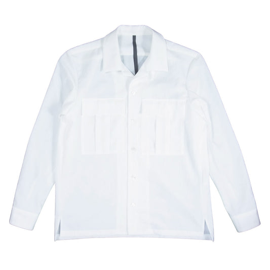 ATTACHMENT アタッチメント KS91-007 強撚ドライポプリン L/S ワークシャツ ホワイト系 2【中古】