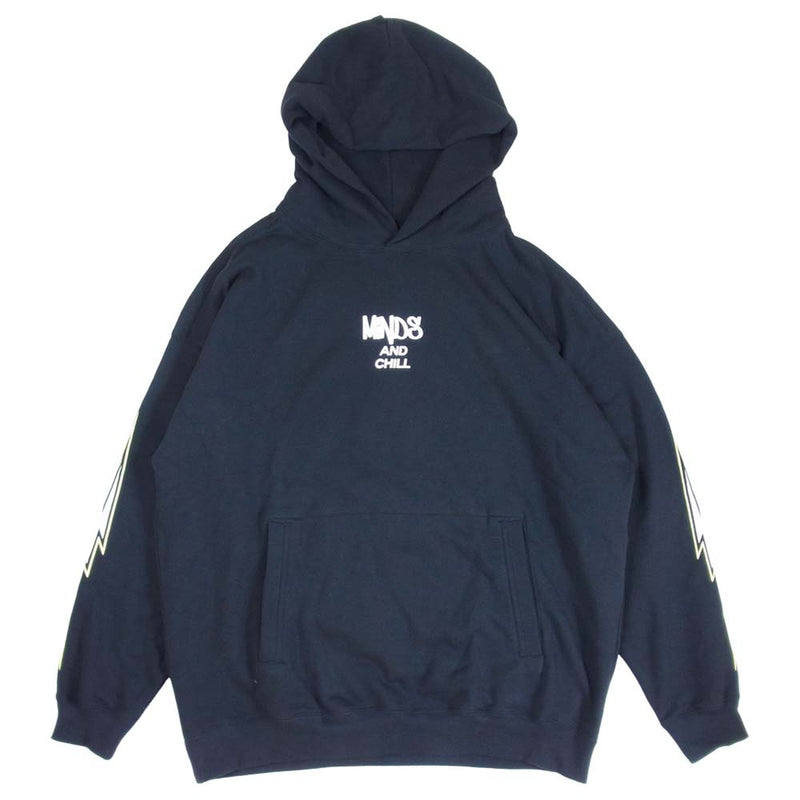 タイン ダブルプッシュ MINDS & CHILL HOODIE タインダブルプッシュ マインズ フーディー パーカー ブラック系 表記無し【中古】