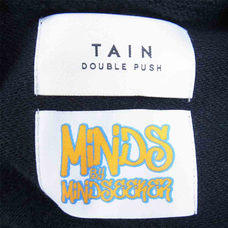 タイン ダブルプッシュ MINDS & CHILL HOODIE タインダブルプッシュ マインズ フーディー パーカー ブラック系 表記無し【中古】