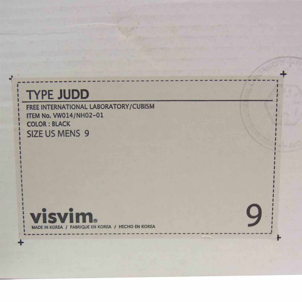 VISVIM ビズビム × NEIGHBORHOOD ネイバーフッド × FRAGMENT フラグメント JUDD LO スニーカー ブラック系 実寸約26.5cm【中古】