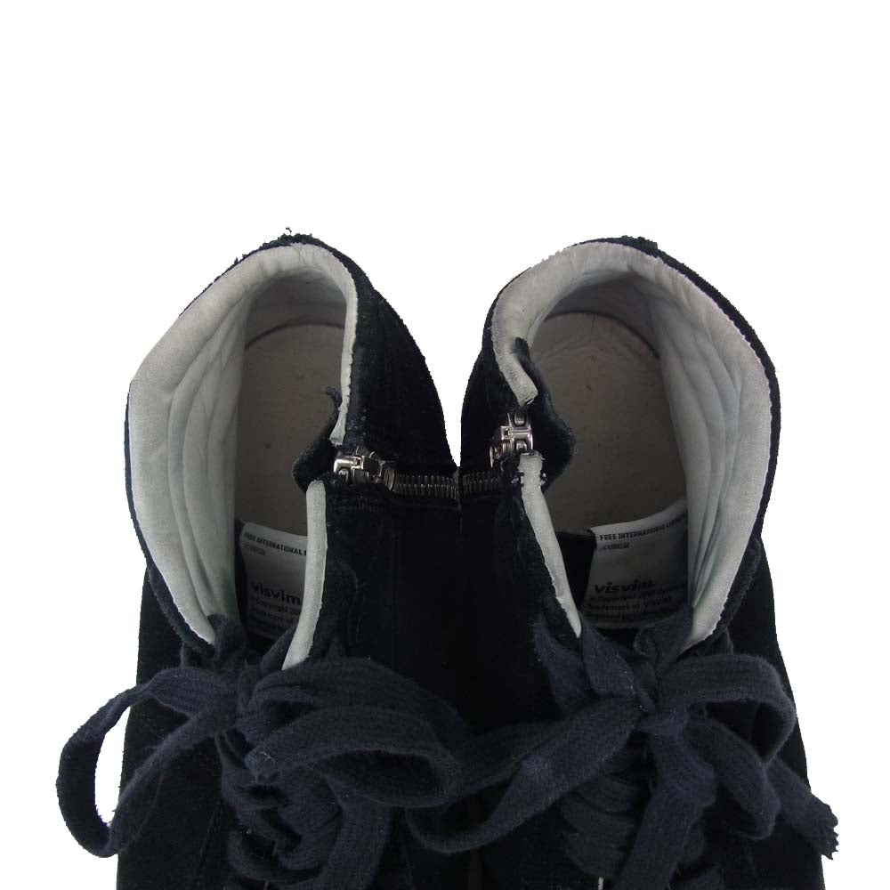 VISVIM ビズビム LOGAN スエード シューズ ブラック系 US 10【中古】