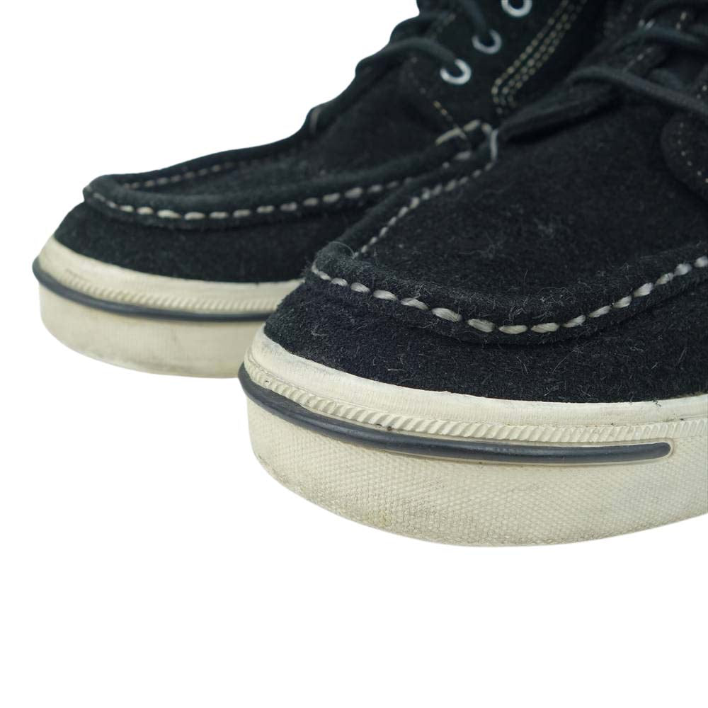 VISVIM ビズビム × SOPHNET.  ソフネット 7HOLE MOC TOE サイドジップ 7ホール ハイカット シューズ ブラック系 US9【中古】