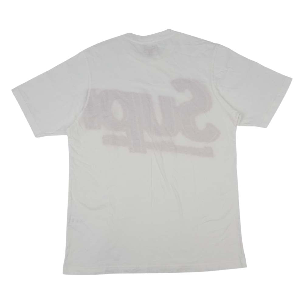 Supreme シュプリーム 21SS Intarsia Spellout Tシャツ S/S Top ホワイト系 M【中古】