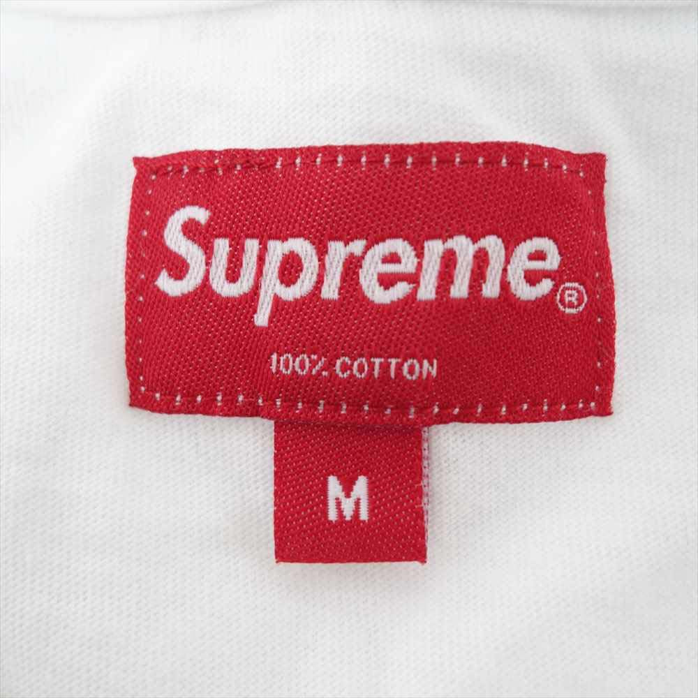 Supreme シュプリーム 21SS Intarsia Spellout Tシャツ S/S Top ホワイト系 M【中古】