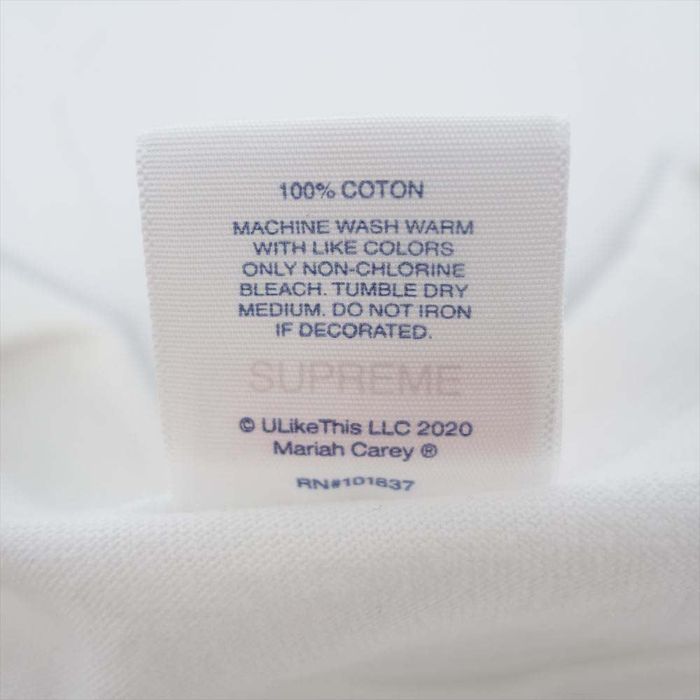 Supreme シュプリーム 20AW Mariah Carey Tee Tシャツ ホワイト系 M【新古品】【未使用】【中古】