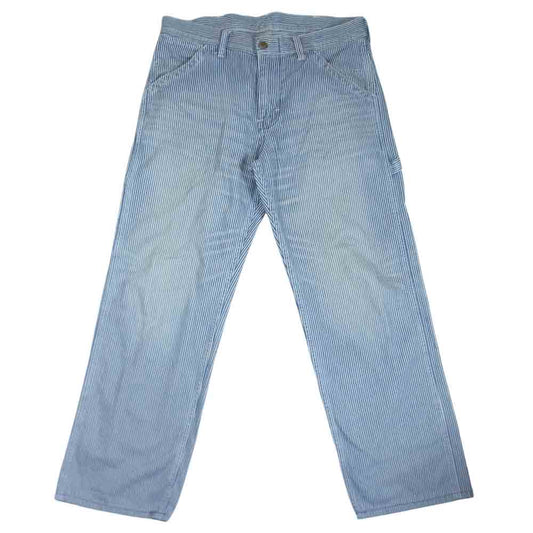 Lee リー ヒッコリー ペインター パンツ ペインターパンツ コットン インディゴブルー系 32【中古】