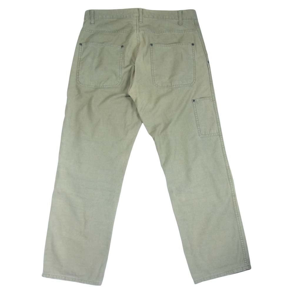 エムダブリューオービーエイチエム 5ポケット パンツ 日本製 コットン カーキ系 L【中古】