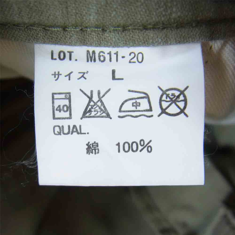 エムダブリューオービーエイチエム 5ポケット パンツ 日本製 コットン カーキ系 L【中古】
