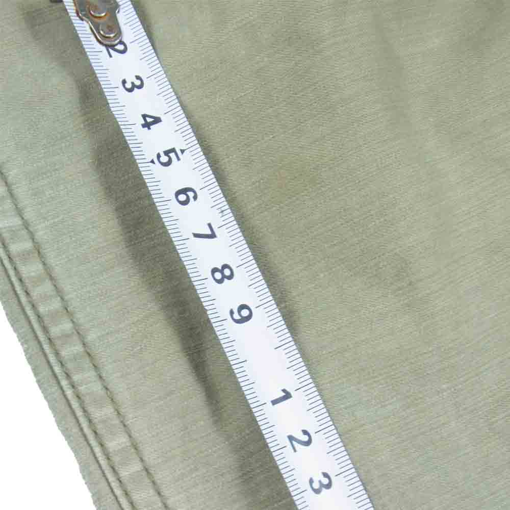 エムダブリューオービーエイチエム 5ポケット パンツ 日本製 コットン カーキ系 L【中古】
