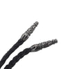 CHROME HEARTS クロムハーツ（原本無） LEATHER BRAID レザーブレード ネックレス ブラック系【中古】
