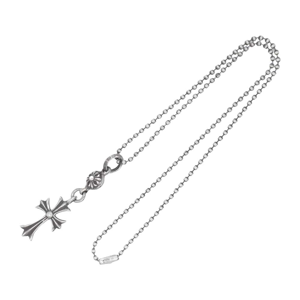 CHROME HEARTS クロムハーツ（原本無） 1BALL TINY CH CROSS タイニーCHクロス ペンダント シルバー系【中古】