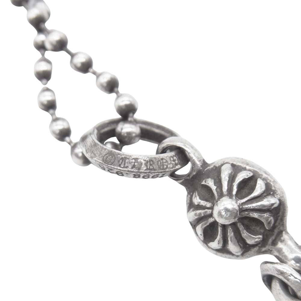 CHROME HEARTS クロムハーツ（原本無） 1BALL TINY CH CROSS タイニーCHクロス ペンダント シルバー系【中古】