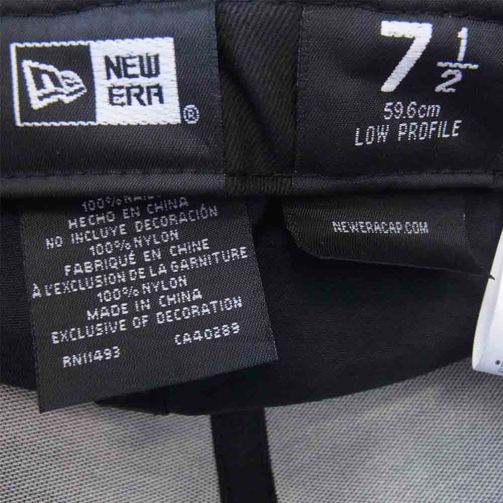 キス × NEW ERA ニューエラ ベースボール キャップ ブラック系 7.5【中古】