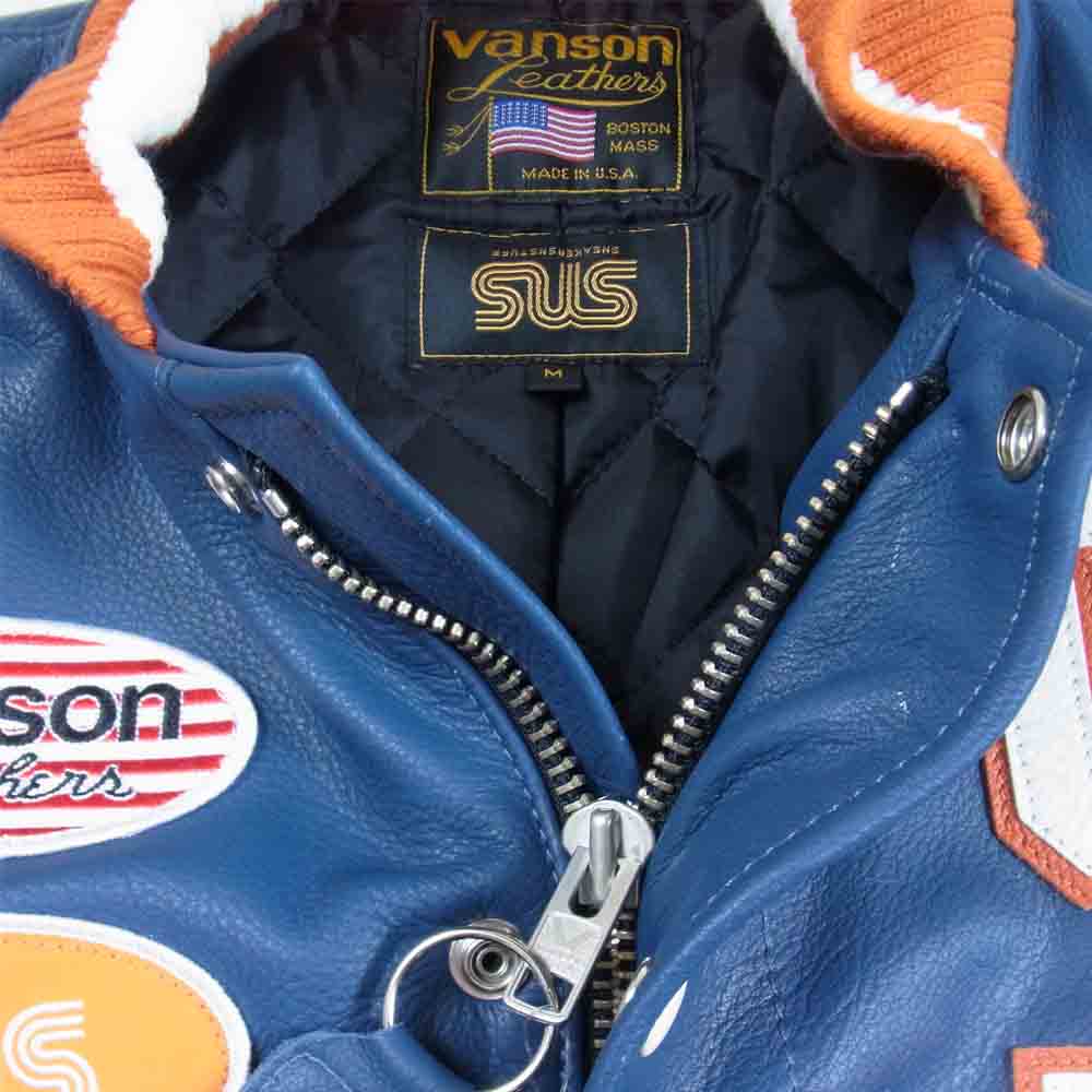 VANSON バンソン × SNS Letterman Jacket レターマン スタジアム ジャケット SPEC M【新古品】【未使用】【中古】