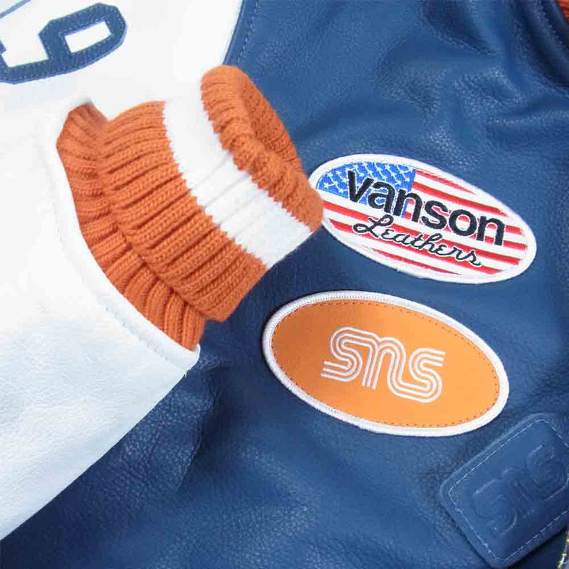 VANSON バンソン × SNS Letterman Jacket レターマン スタジアム ジャケット SPEC M【新古品】【未使用】【中古】