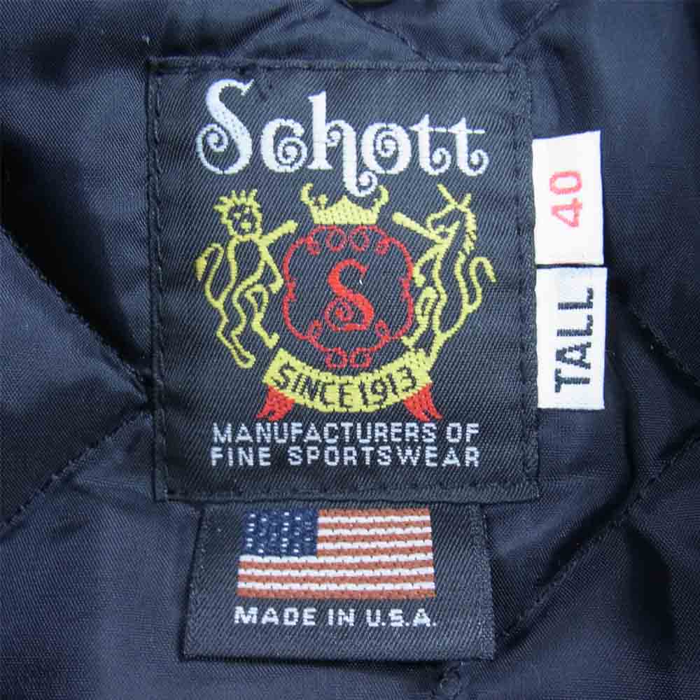 schott ショット 613UST ONESTAR ワンスター ダブル ライダース ジャケット ブラック系 40【美品】【中古】