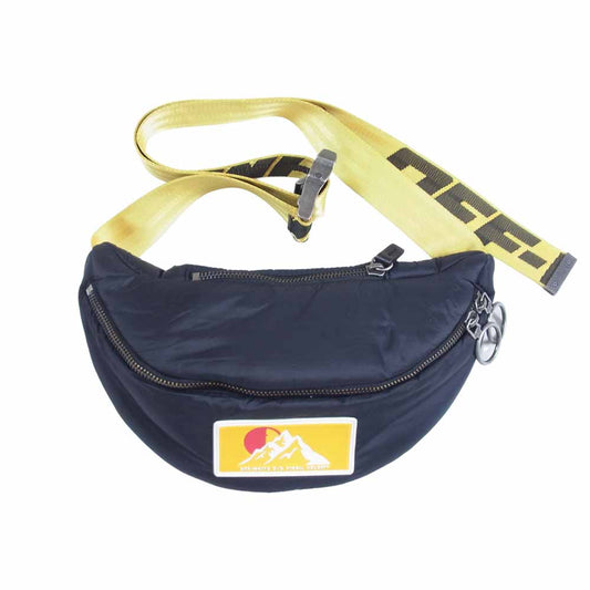 OFF-WHITE オフホワイト OMNA074F19F43002-1000 PUFFY BASIC FANNY PACK パフィ ベーシック ファニー パック ボディバッグ ブラック系 O/S【中古】