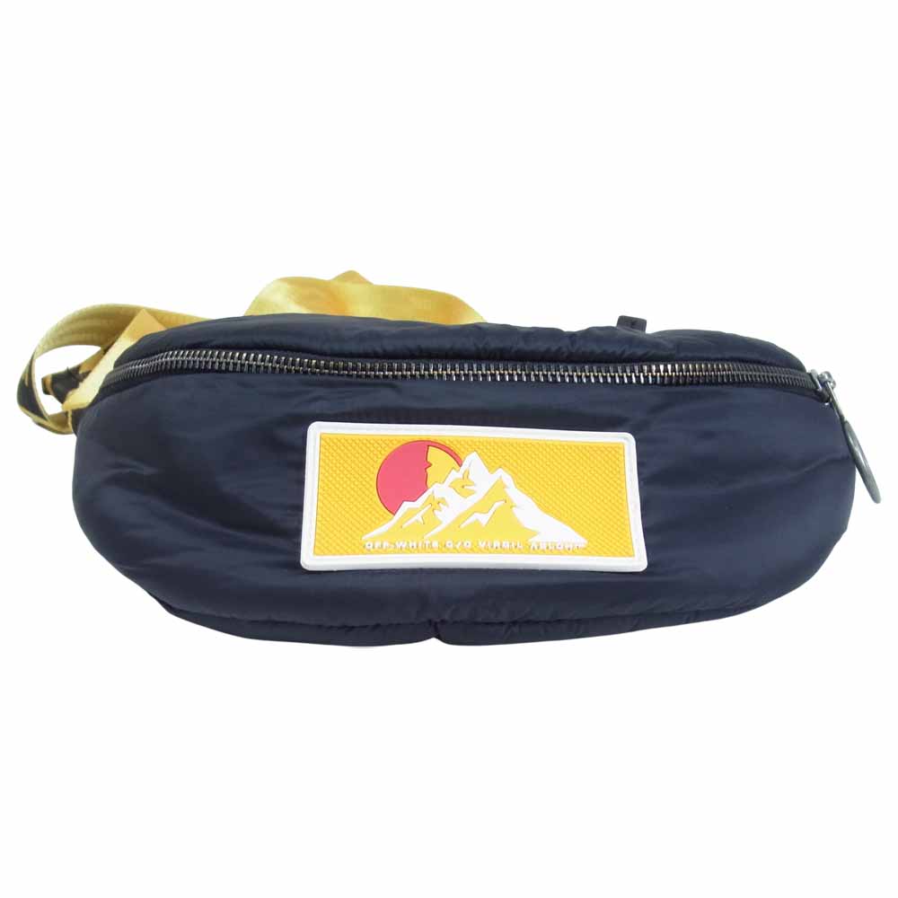OFF-WHITE オフホワイト OMNA074F19F43002-1000 PUFFY BASIC FANNY PACK パフィ ベーシック ファニー パック ボディバッグ ブラック系 O/S【中古】