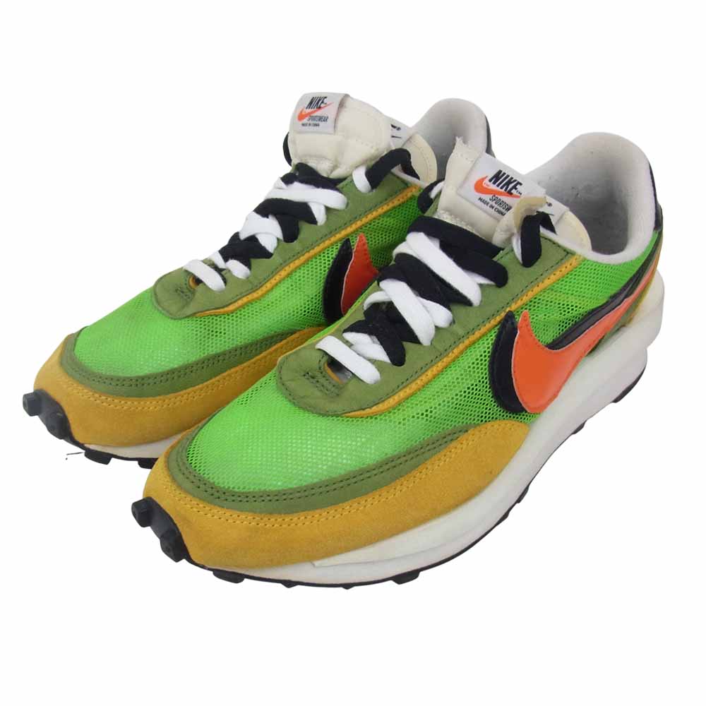 NIKE ナイキ BV0073-300 LD WAFFLE SACAI ワッフル サカイ グリーンガスト セーフティオレンジ グリーン系 27.5cm【中古】