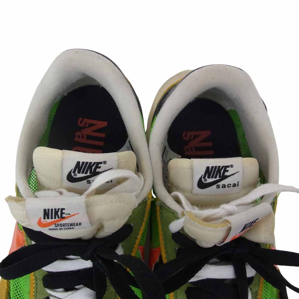 NIKE ナイキ BV0073-300 LD WAFFLE SACAI ワッフル サカイ グリーンガスト セーフティオレンジ グリーン系 27.5cm【中古】