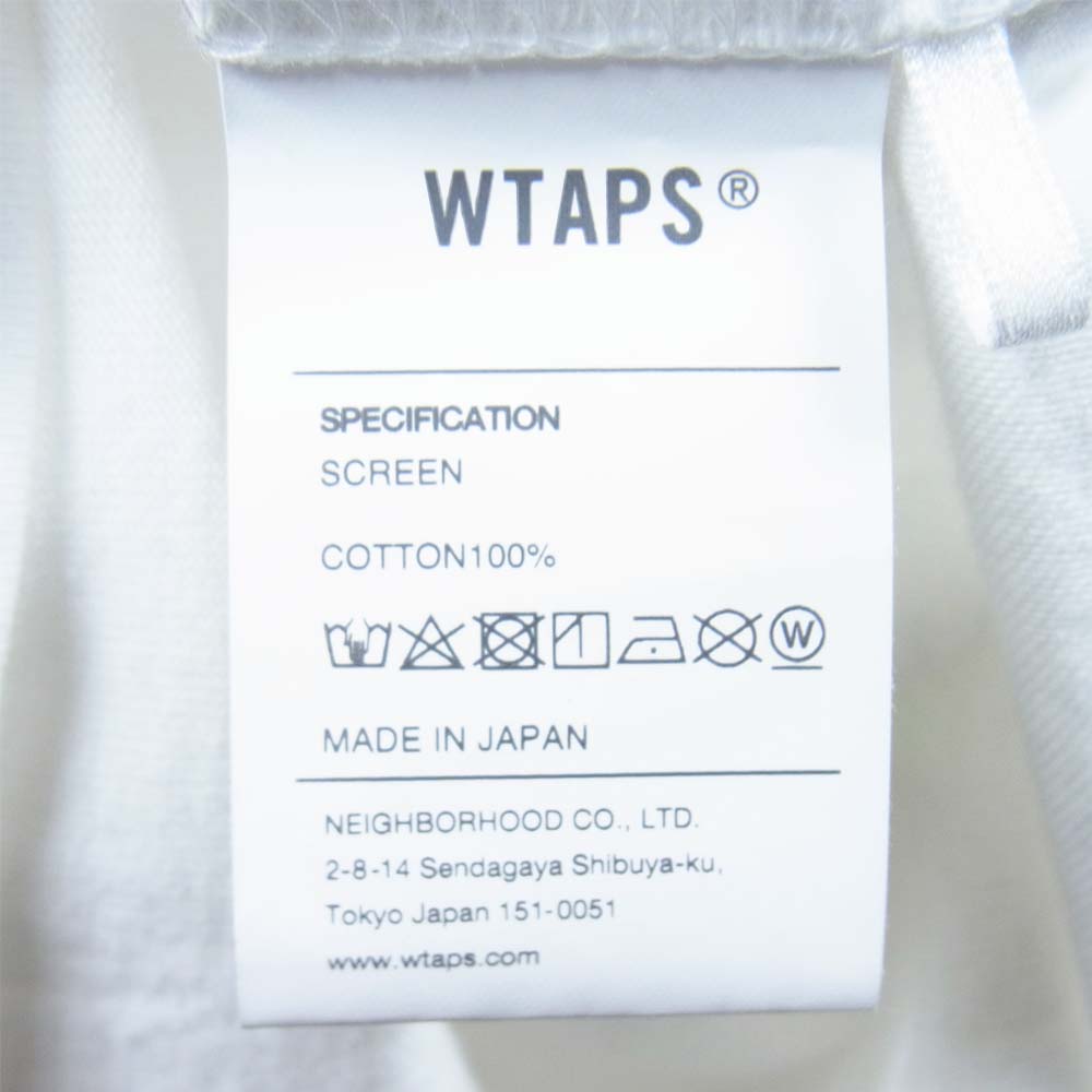 WTAPS ダブルタップス 211PCDT-ST05S GPS SS TEE 半袖 Tシャツ オフホワイト系 L【美品】【中古】