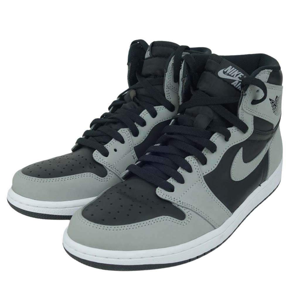 NIKE ナイキ 555088 035 AIR JORDAN 1 RETRO HIGH OG Shadow 2.0 エアジョーダン１ シャドウ ブラック系 27.5cm【美品】【中古】