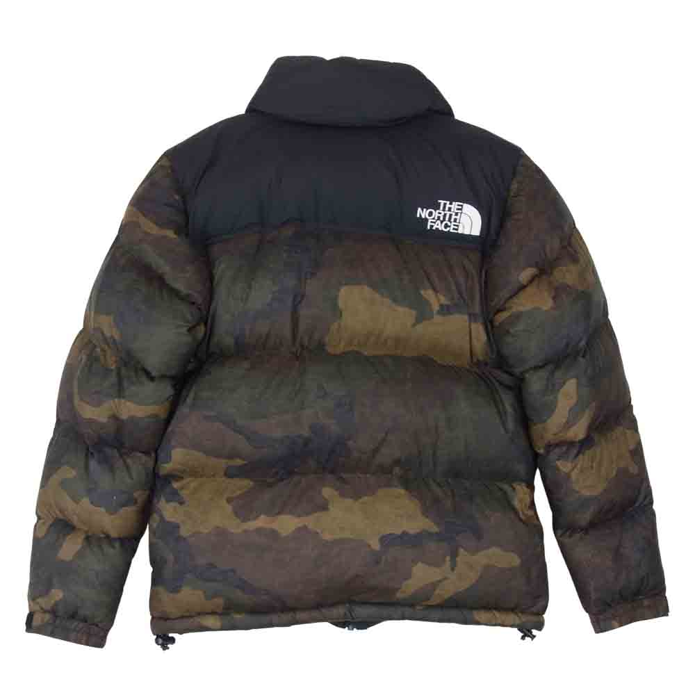 THE NORTH FACE ノースフェイス ND91841 Novelty Nuptse Jacket ノベルティ ヌプシ ジャケット 迷彩 カモ ブラック系 カーキ系 S【中古】
