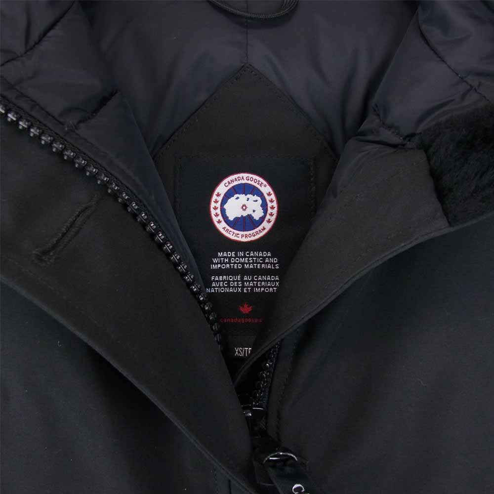 CANADA GOOSE カナダグース 2603JL BRONTE PARKA ブロンテ パーカ ブラック系 XS【中古】