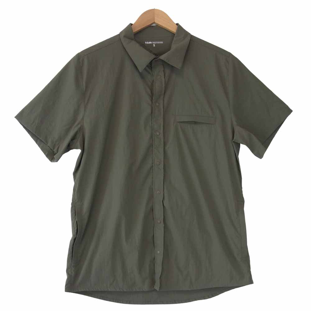 TILAK ティラック Knight Shirts S/S ナイト 半袖 シャツ カーキ系 S【中古】