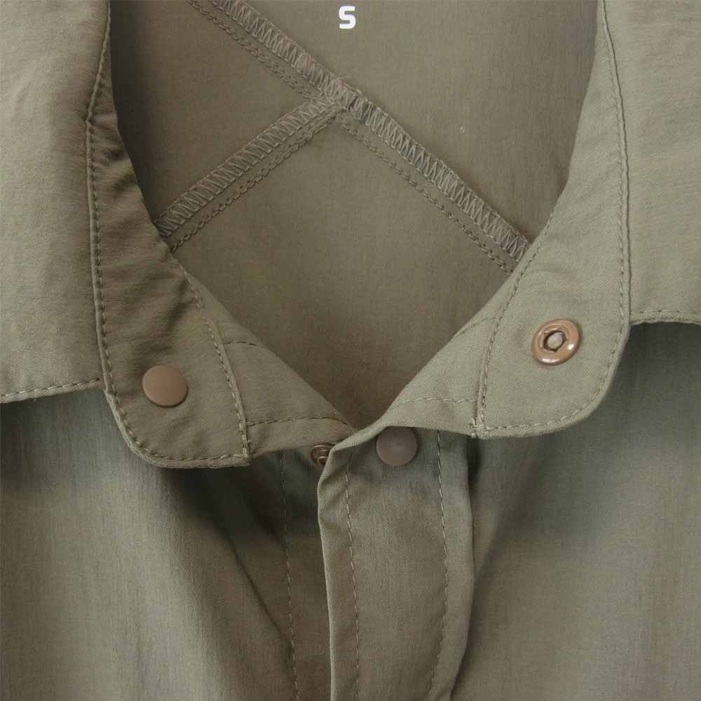 TILAK ティラック Knight Shirts S/S ナイト 半袖 シャツ カーキ系 S【中古】