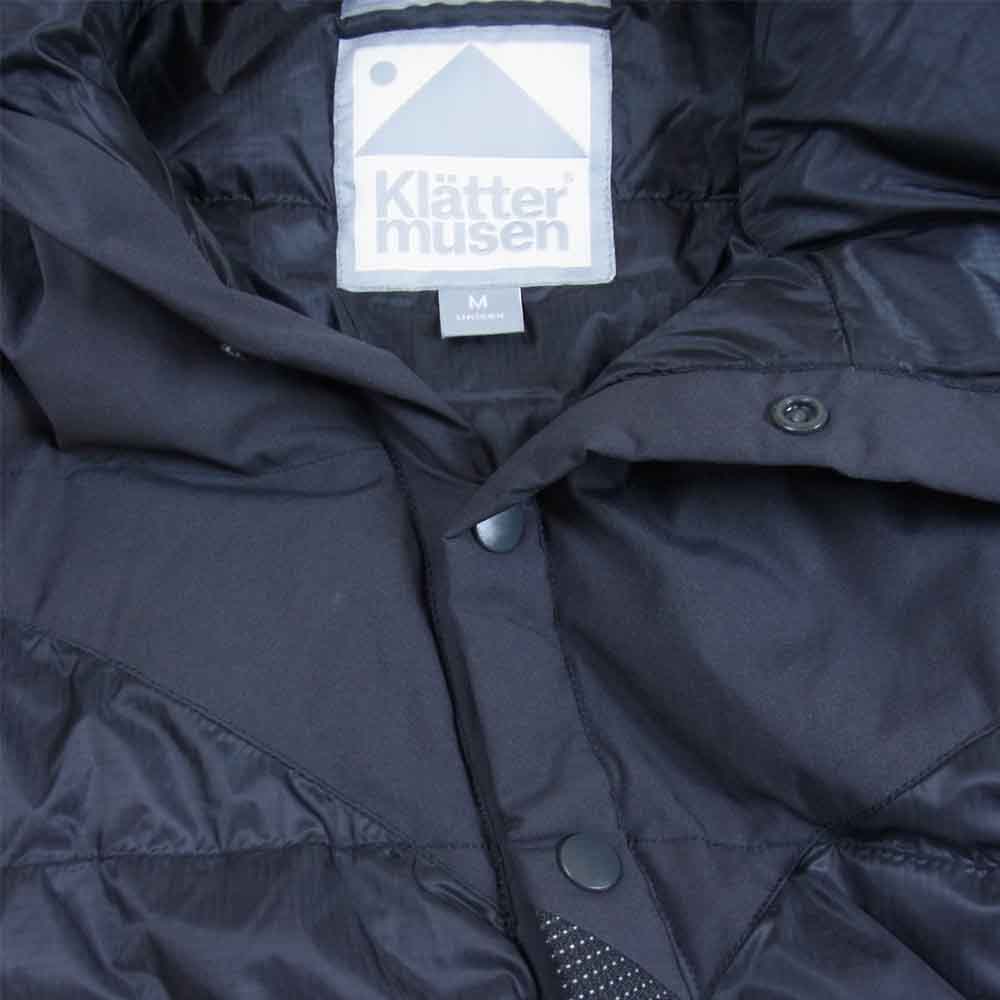 KLATTERMUSEN クレッタルムーセン 旧ロゴ Liv Sweater リブセーター プルオーバー アノラック ダウン ブラック系 M【中古】