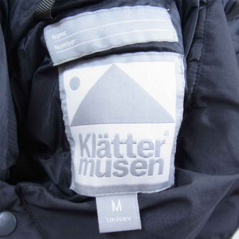 KLATTERMUSEN クレッタルムーセン 旧ロゴ Liv Sweater リブセーター プルオーバー アノラック ダウン ブラック系 M【中古】