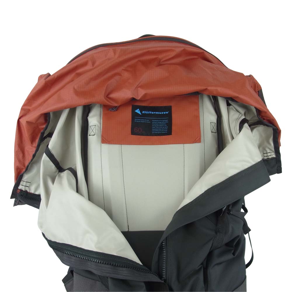 KLATTERMUSEN クレッタルムーセン Tor Backpack バックパック リュック ナイロン ダークグレー系 60L【美品】【中古】