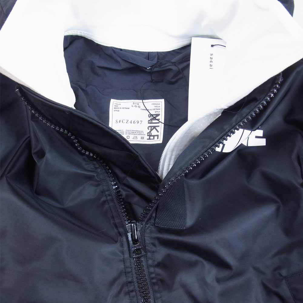 Sacai サカイ CZ4697-010 Nike ナイキ Jacket Black ブルゾン ジャケット ブラック系 L【極上美品】【中古】
