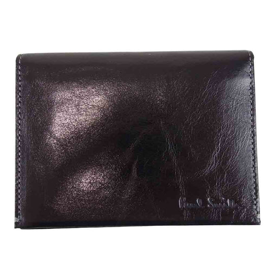 Paul Smith ポール・スミス PSU601 カンガルー レザー 定期入れ ダークブラウン系【美品】【中古】