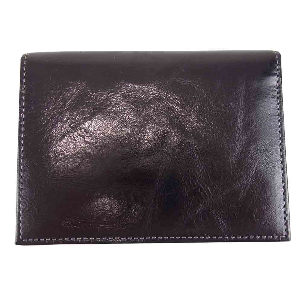 Paul Smith ポール・スミス PSU601 カンガルー レザー 定期入れ ダークブラウン系【美品】【中古】