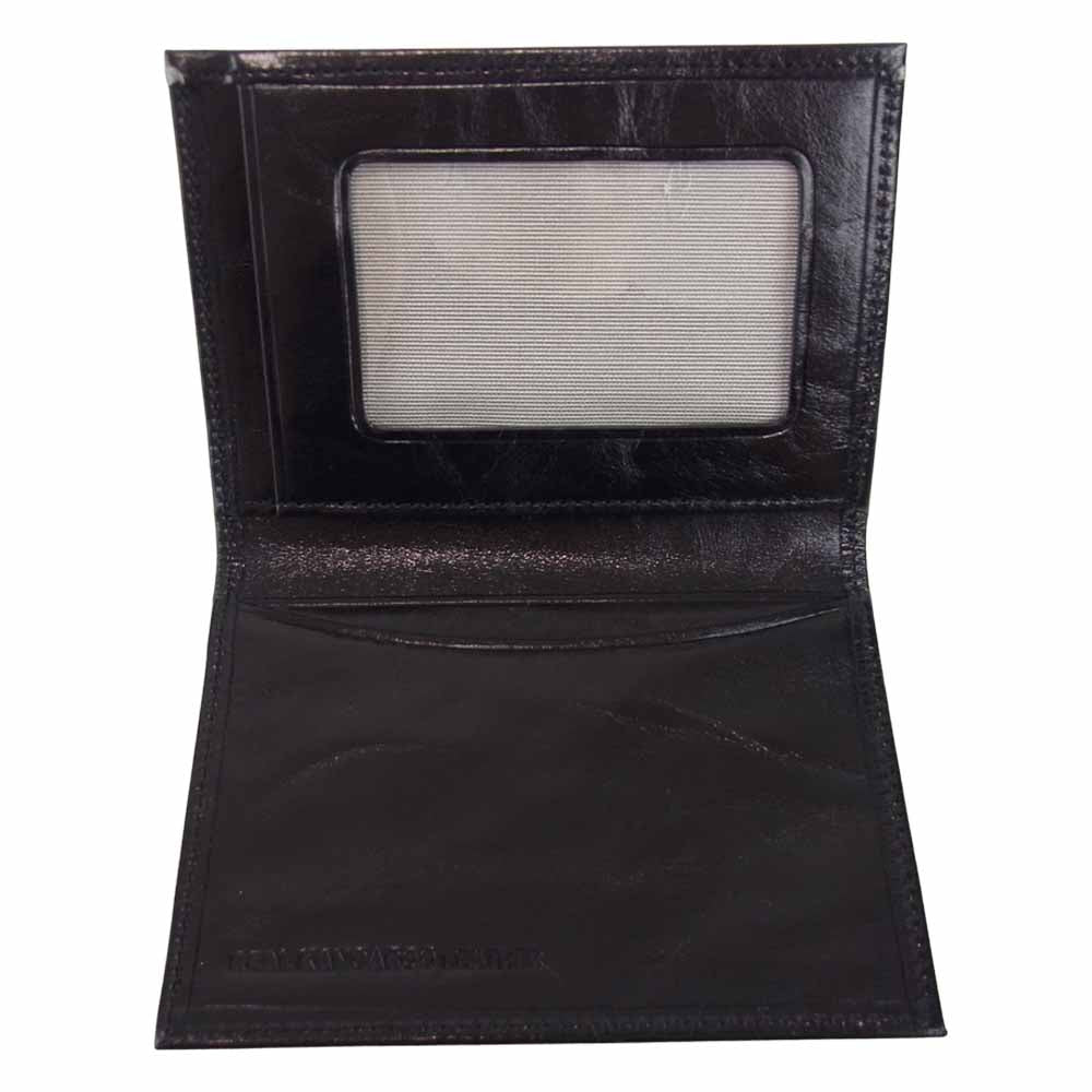 Paul Smith ポール・スミス PSU601 カンガルー レザー 定期入れ ダークブラウン系【美品】【中古】