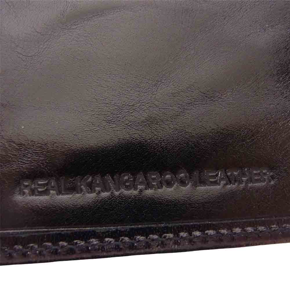 Paul Smith ポール・スミス PSU601 カンガルー レザー 定期入れ ダークブラウン系【美品】【中古】