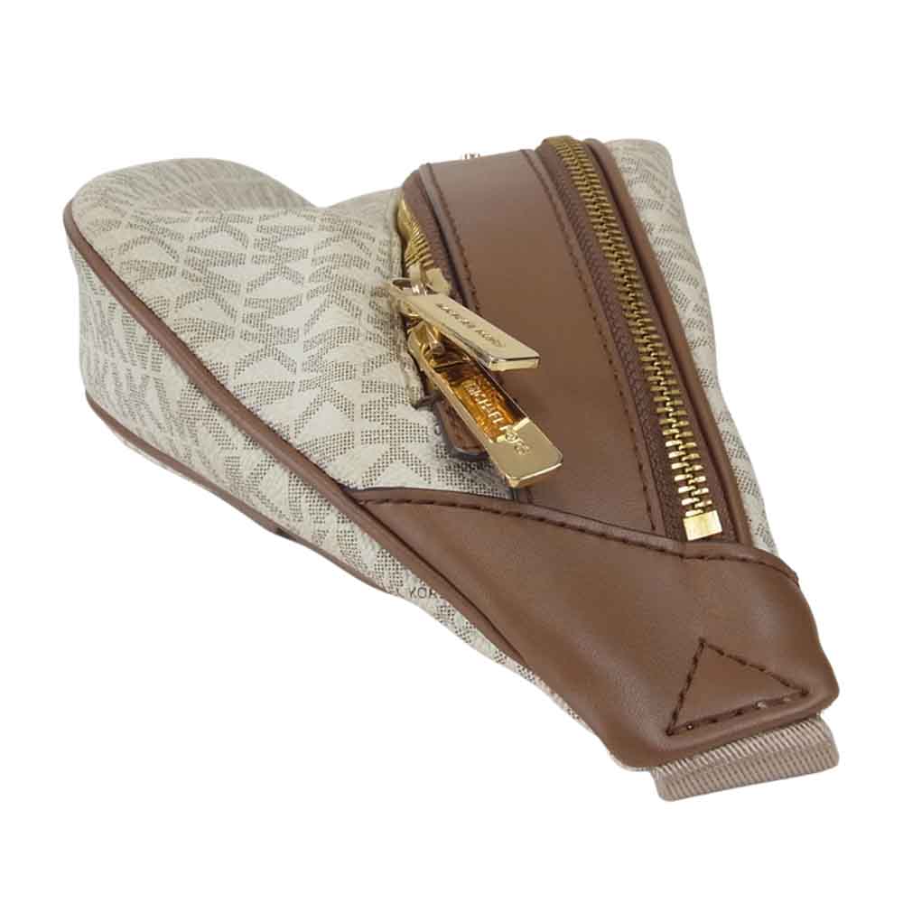 Michael Kors マイケルコース KENLY ボディ バッグ ブラウン系【中古】