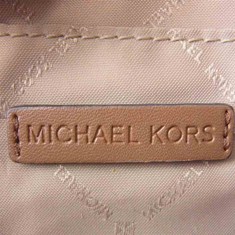 Michael Kors マイケルコース KENLY ボディ バッグ ブラウン系【中古】