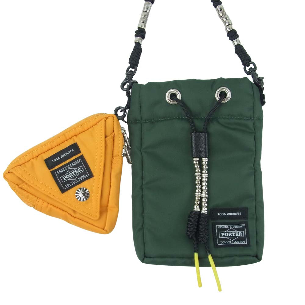 TOGA トーガ TC11-AG503 PORTER ポーター Shoulder pouch ショルダー ポーチ バッグ カーキ系 ONE【美品】【中古】