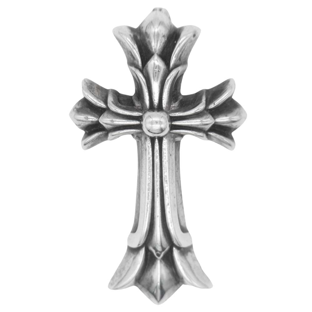 CHROME HEARTS クロムハーツ（原本無） スモール ダブル CHクロス シルバー系【中古】