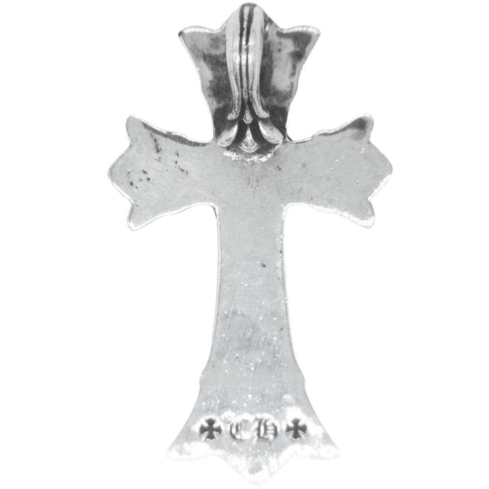 CHROME HEARTS クロムハーツ（原本無） スモール ダブル CHクロス シルバー系【中古】
