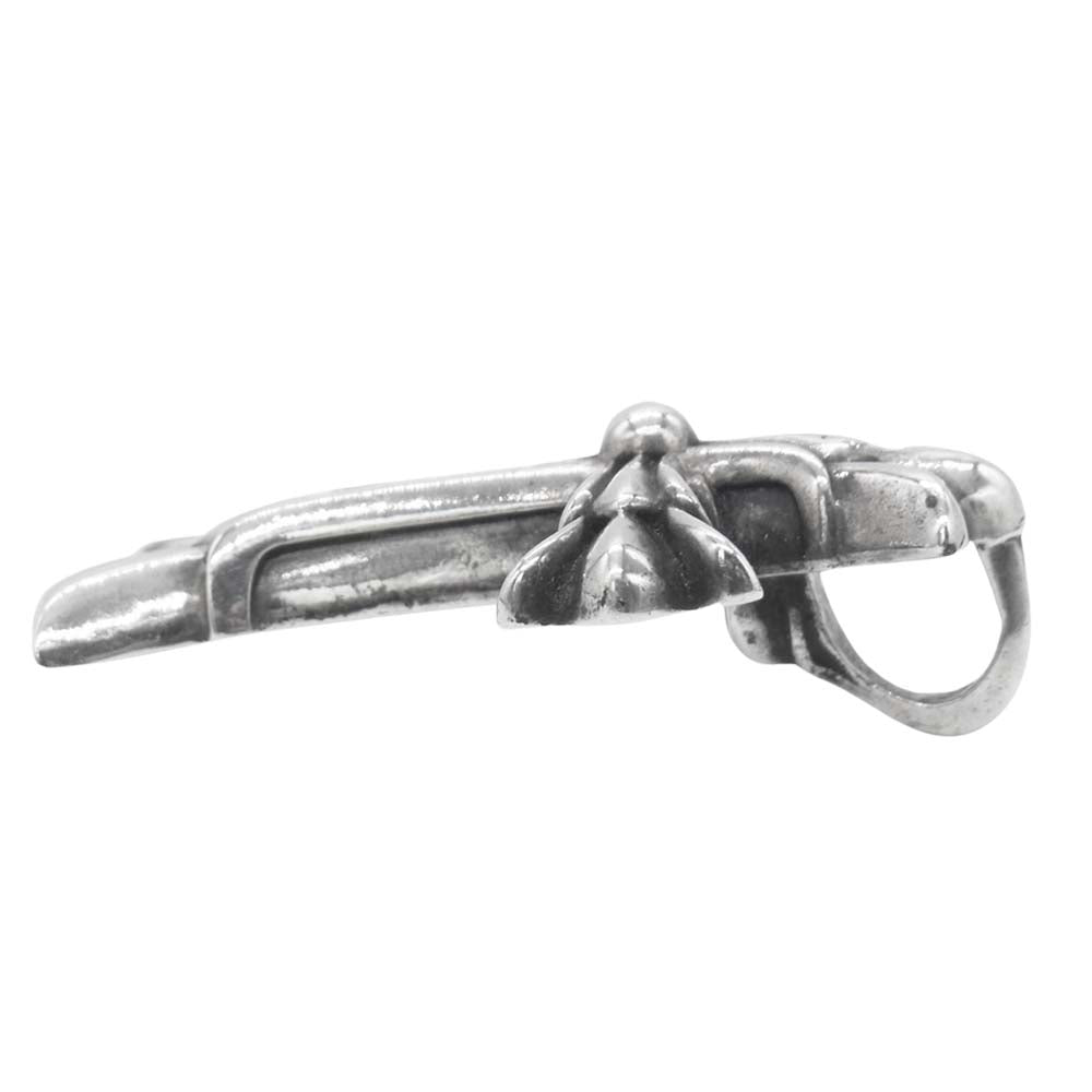 CHROME HEARTS クロムハーツ（原本無） スモール ダブル CHクロス シルバー系【中古】