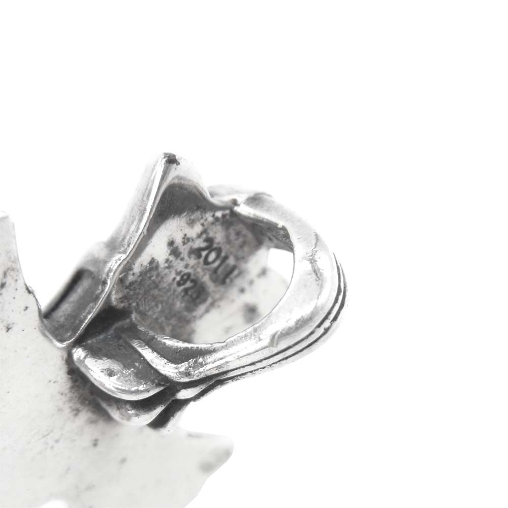 CHROME HEARTS クロムハーツ（原本無） スモール ダブル CHクロス シルバー系【中古】