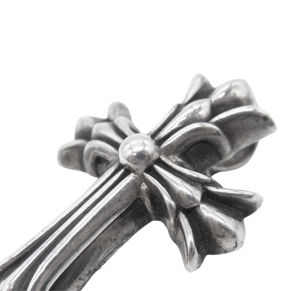 CHROME HEARTS クロムハーツ（原本無） スモール ダブル CHクロス シルバー系【中古】