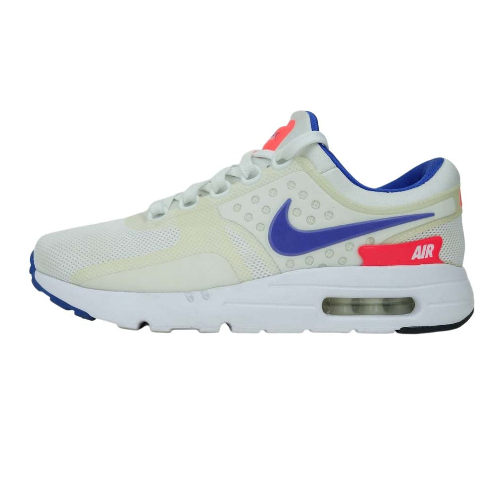 NIKE ナイキ 78695-105 AIR MAX ZERO QS ULTRAMALINE エアマックス ゼロ ウルトラマリン ホワイト系 24cm【美品】【中古】