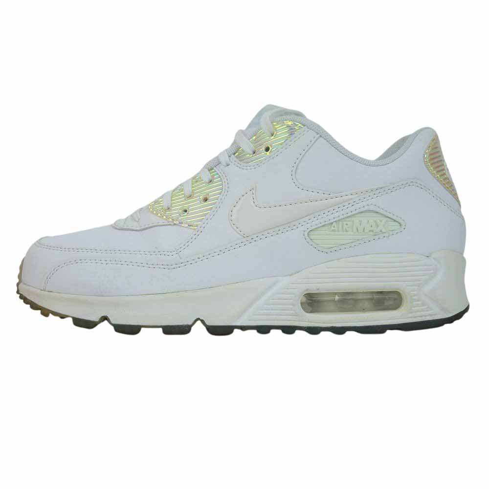 NIKE ナイキ 443817-104 WMNS AIR MAX 90 PREMIUM ウィメンズ エアマックス プレミアム ホワイト系 24.5cm【中古】